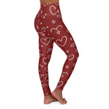 Hearts of Love High Waisted Yoga Leggings