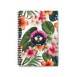 Tropical Flower Bizzy Mommy Club Spiral Notebook