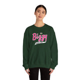 Bizzy Mommy Varsity Crewneck Sweatshirt (Spring Collection)