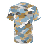 Light Blue Camo Top