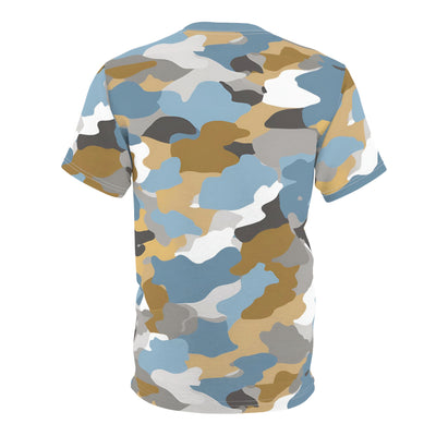 Light Blue Camo Top
