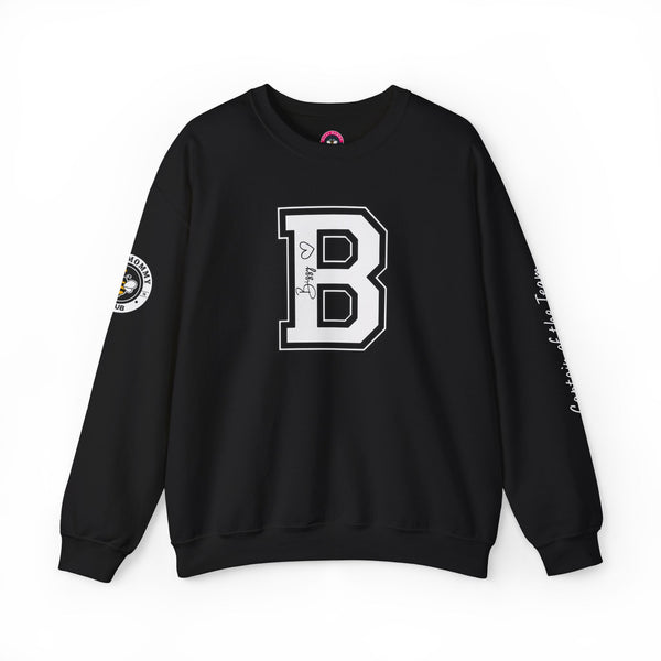 Big B Crewneck Sweatshirt - Black – Bizzy Mommy Club