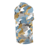Light Blue Camo Top