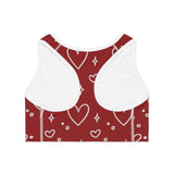 Hearts of Love Sports Bra