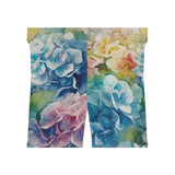 Hydrangeas Floral Biker Shorts
