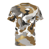 Brown and Gold Camo Top