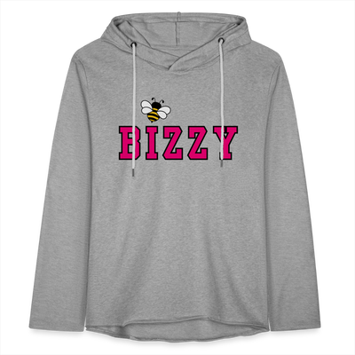 Bizzy Bee Lightweight Terry Hoodie - heather gray