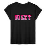 Bizzy Black Relaxed Fit T-Shirt - black