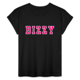 Bizzy Black Relaxed Fit T-Shirt - black