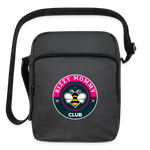 Bizzy Mommy Club Crossbody Bag - charcoal grey