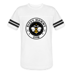 Bizzy Mommy Club Vintage Sport T-Shirt - white/black