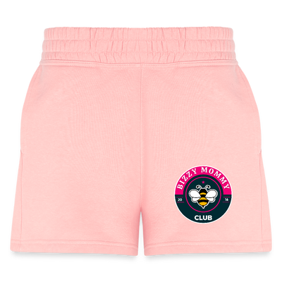 Bizzy Mommy Club Jogger Shorts - light pink