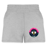 Bizzy Mommy Club Jogger Shorts - heather gray