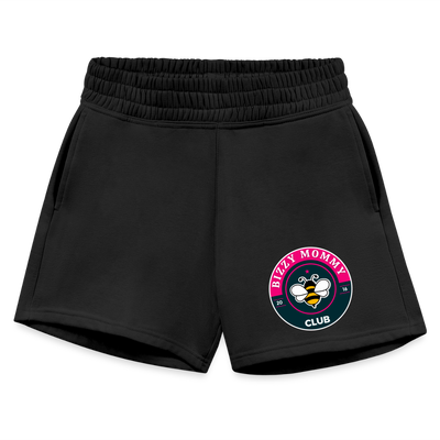 Bizzy Mommy Club Jogger Shorts - black