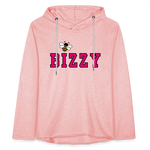 Bizzy Bee Lightweight Terry Hoodie - cream heather pink