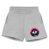Bizzy Mommy Club Jogger Shorts - heather gray