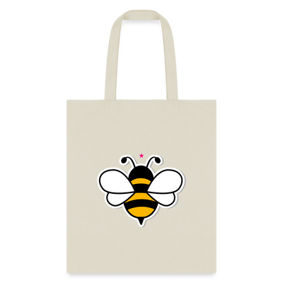 Bizzy Bee Tote Bag - natural