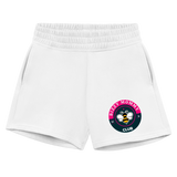 Bizzy Mommy Club Jogger Shorts - white