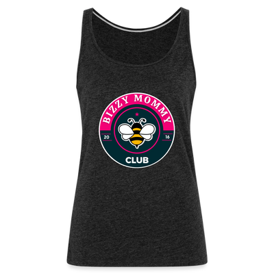 Bizzy Mommy Club Tank Top - charcoal grey