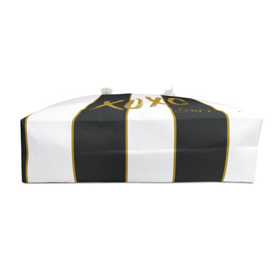Black and White XOXO Weekender Tote