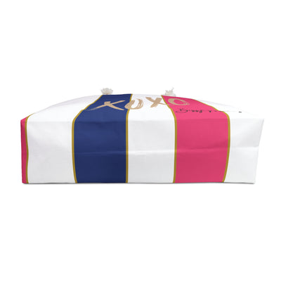XOXO Striped Weekender Tote