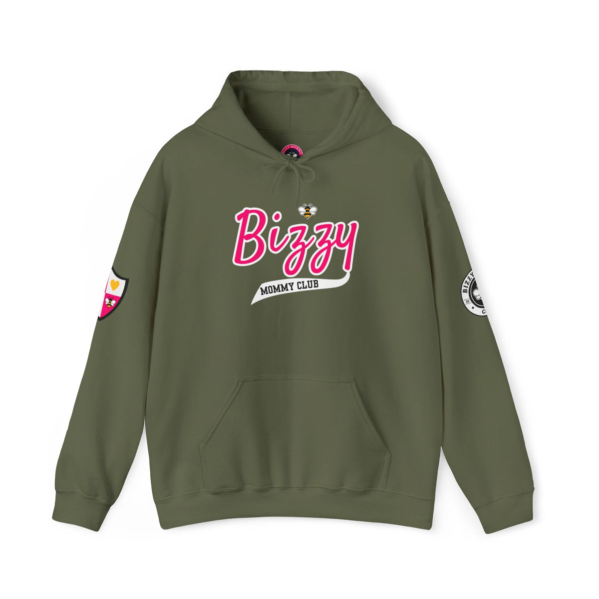 Bizzy Varsity Hooded Sweatshirt – Bizzy Mommy Club