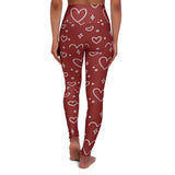 Hearts of Love High Waisted Yoga Leggings