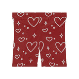 Hearts of Love Biker Shorts