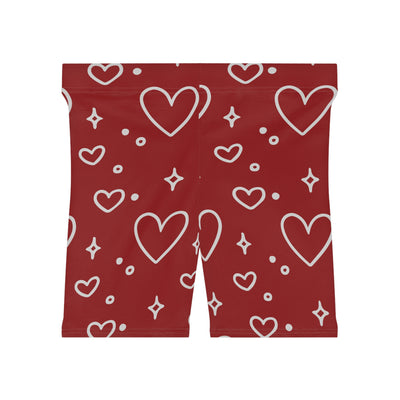 Hearts of Love Biker Shorts