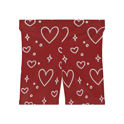 Hearts of Love Biker Shorts