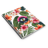 Tropical Flower Bizzy Mommy Club Spiral Notebook