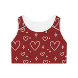 Hearts of Love Sports Bra